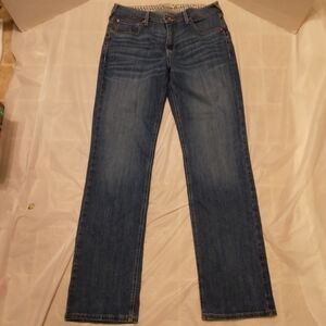 Ariat Teal Demin Eloise High Rise Straight 32 long